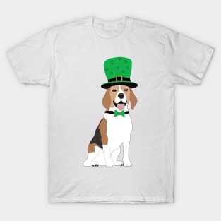 Dog celebrating saint patrick's day T-Shirt